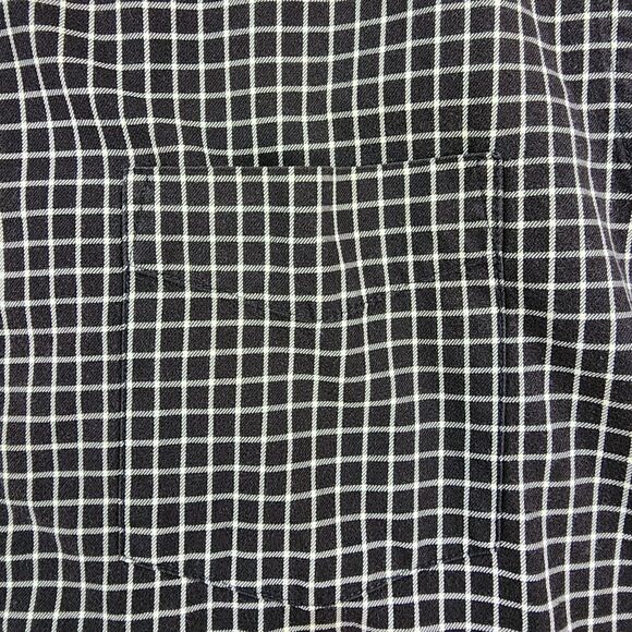 J Crew Shirt Mens Large Black White Check Long Sleeve Casual Button Down Preppy - Picture 13 of 15